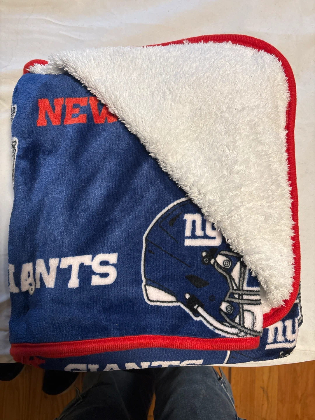 New York Giants Fleece Throw Blanket - photo 2