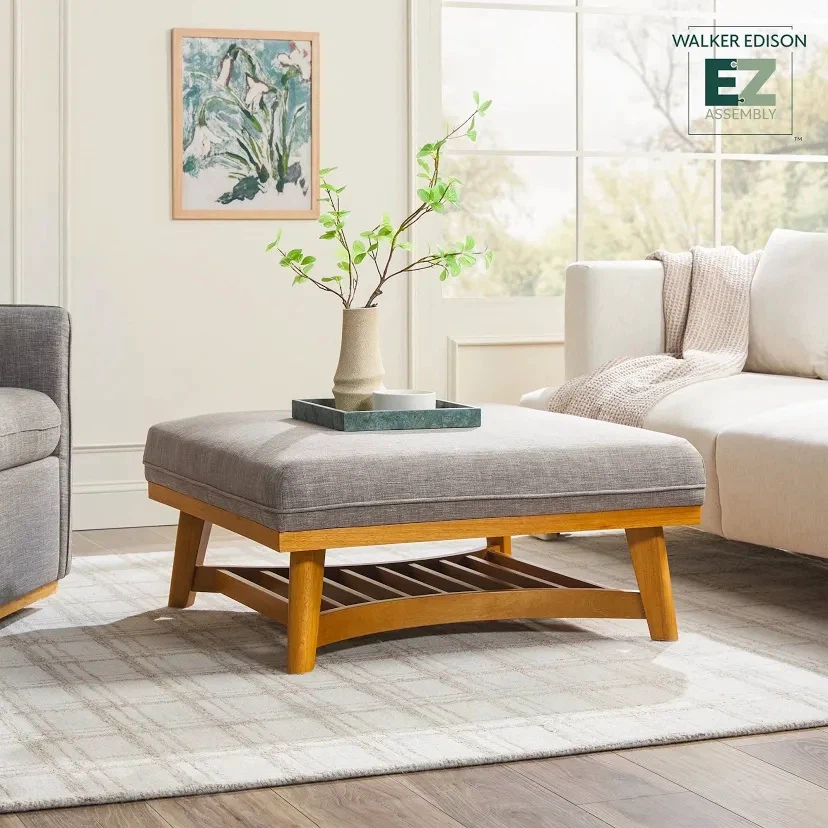 BRAND NEW Walker Edison Ottoman “Nash” SEALED - photo 5