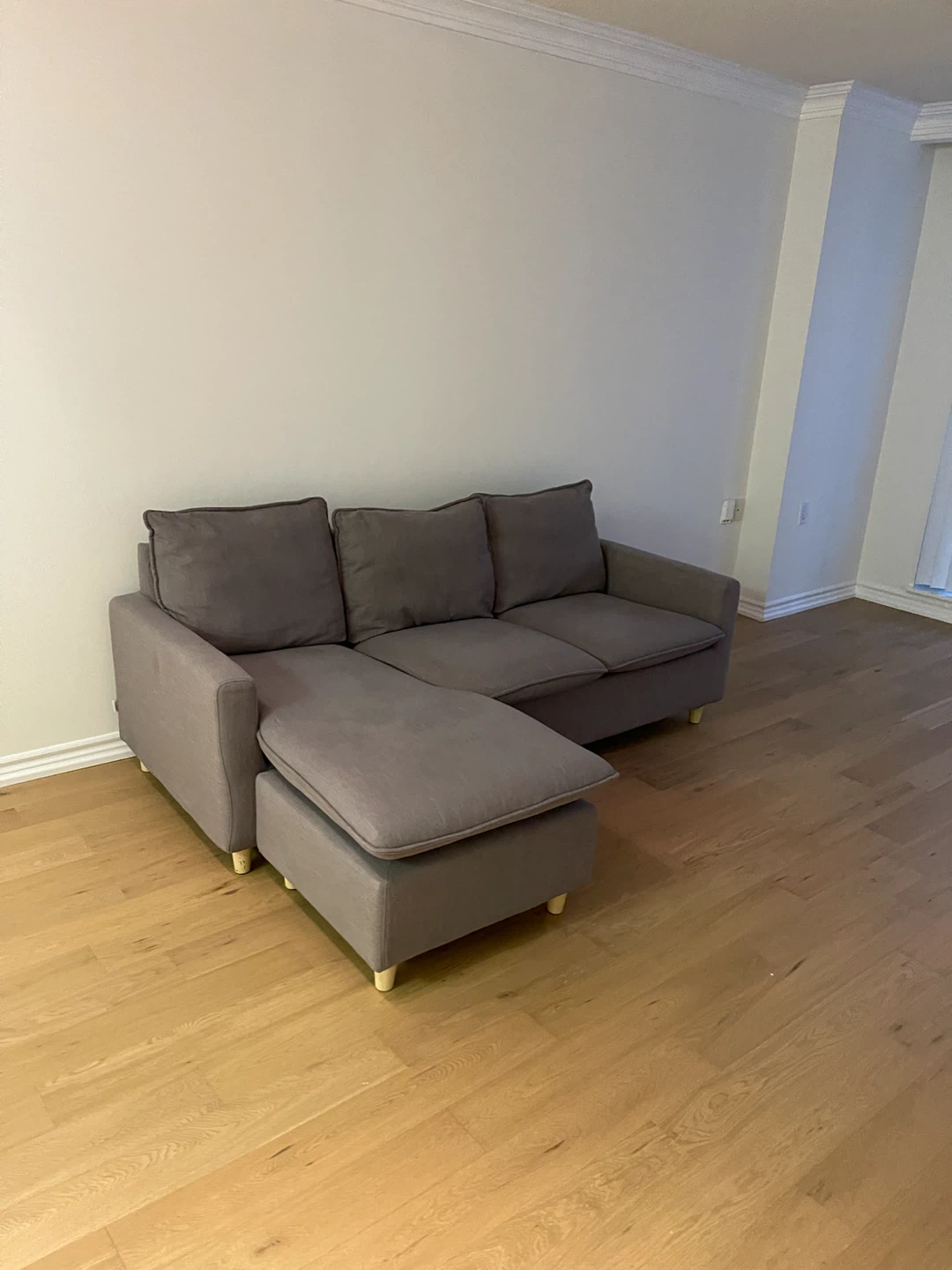 Grey Sectional Sofa with Chaise