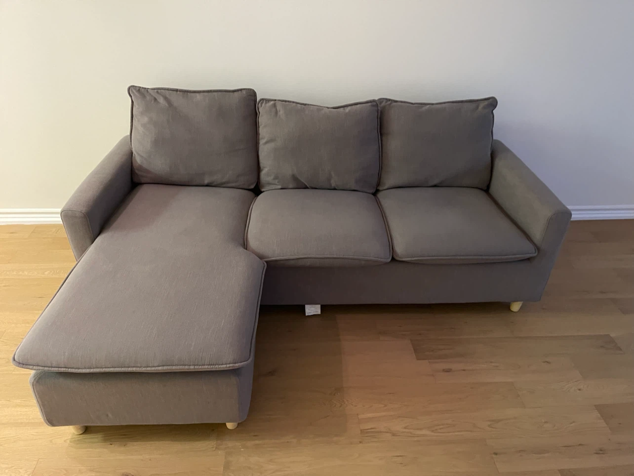 Grey Sectional Sofa with Chaise - photo 4