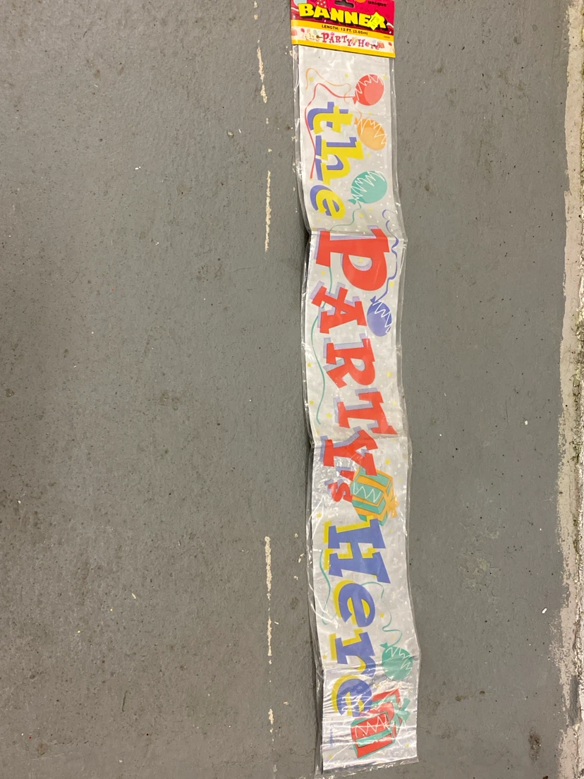 Unique Party's Here Banner