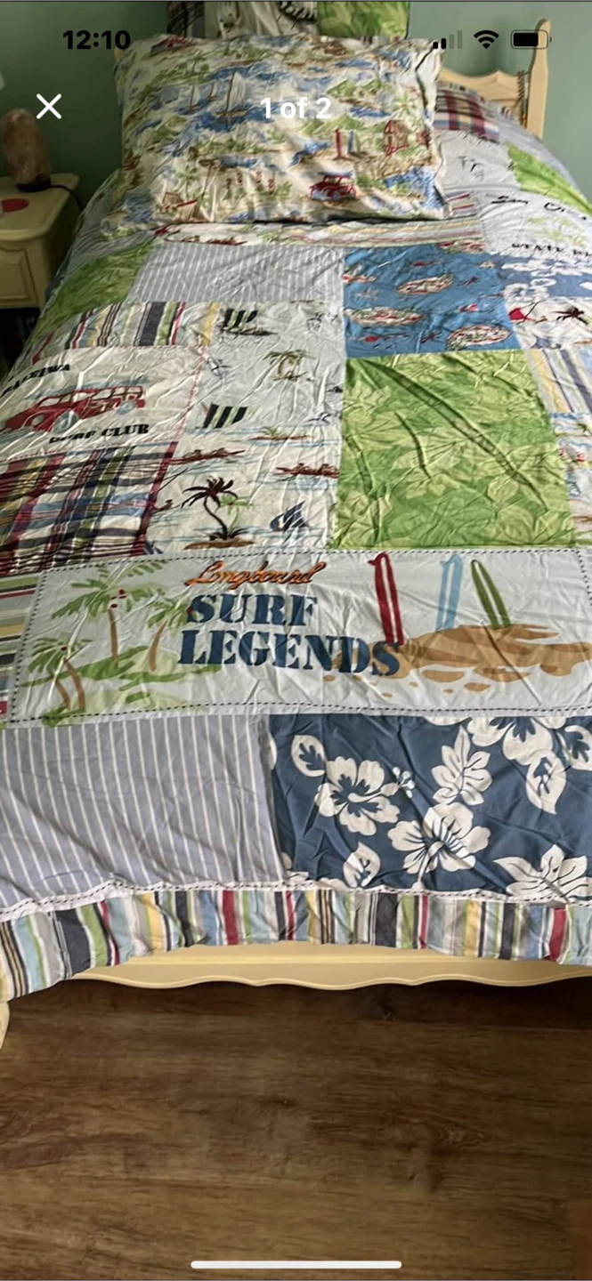 Pottery Barn Kids Surf -Legends Twin Bed Quilt - photo 2