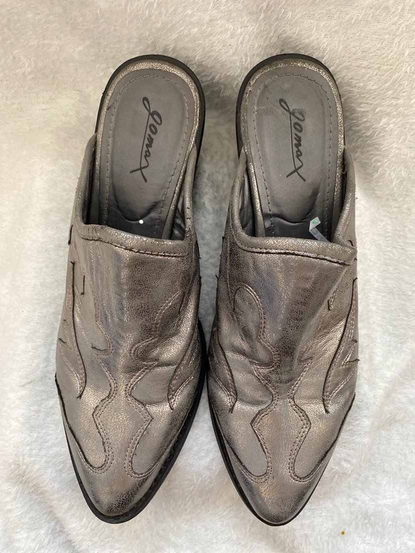 Gomax Metallic Silver cowboy  Shoes - photo 2