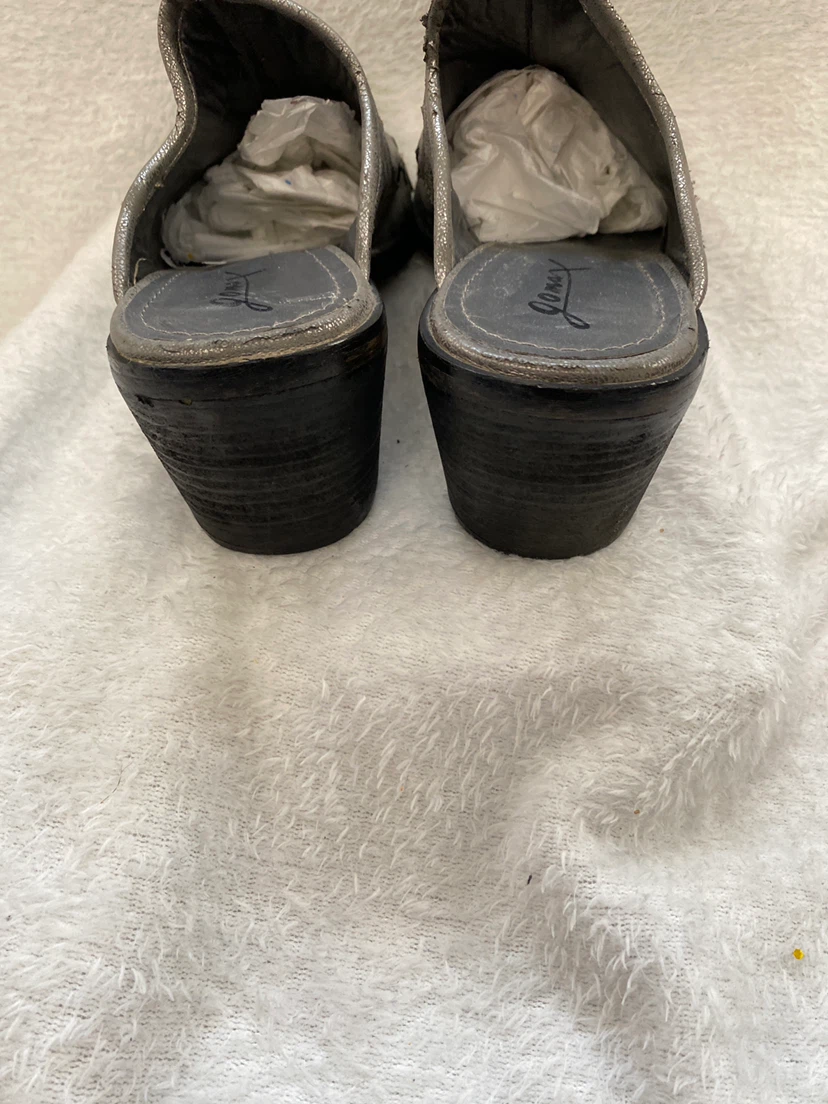 Gomax Metallic Silver cowboy  Shoes - photo 3