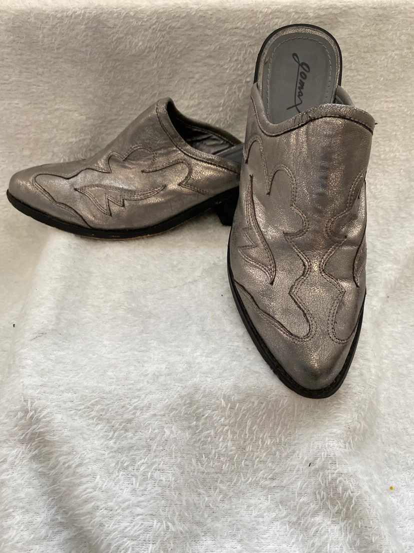 Gomax Metallic Silver cowboy  Shoes - photo 4