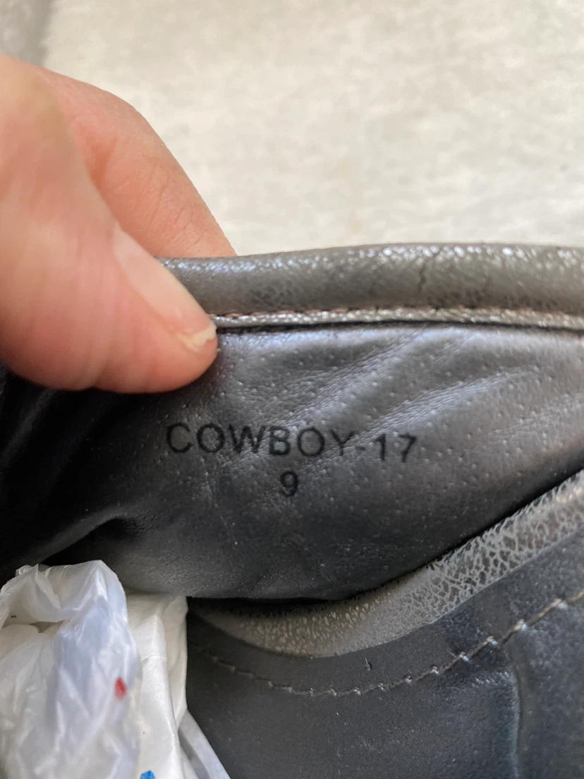 Gomax Metallic Silver cowboy  Shoes - photo 5