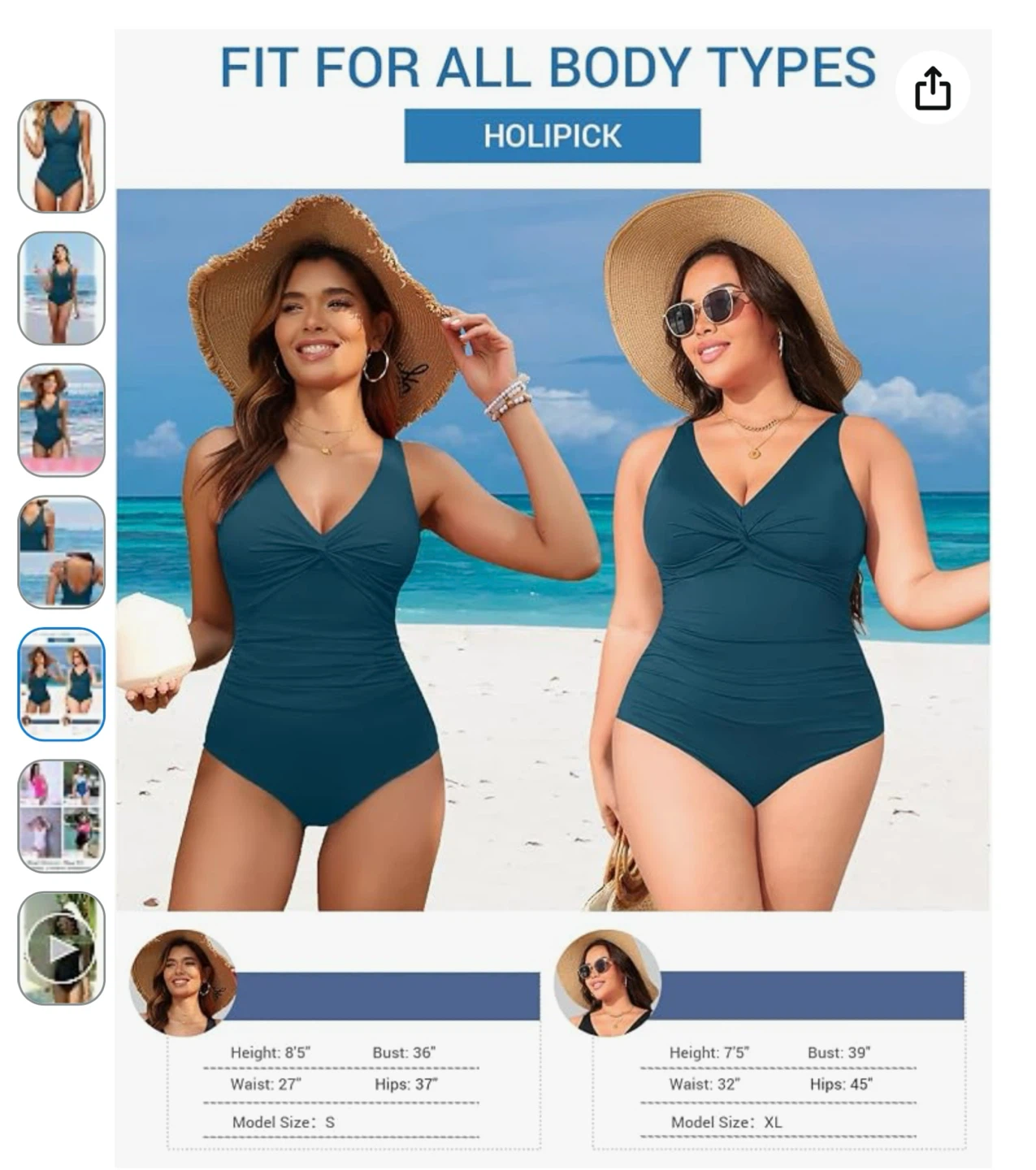 New Flattering One Piece Swimsuit - L - photo 2