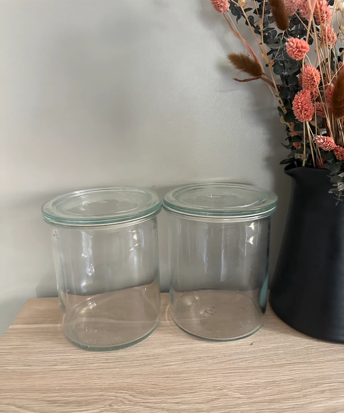 Two Ikea  Glass Jars - $10 for both