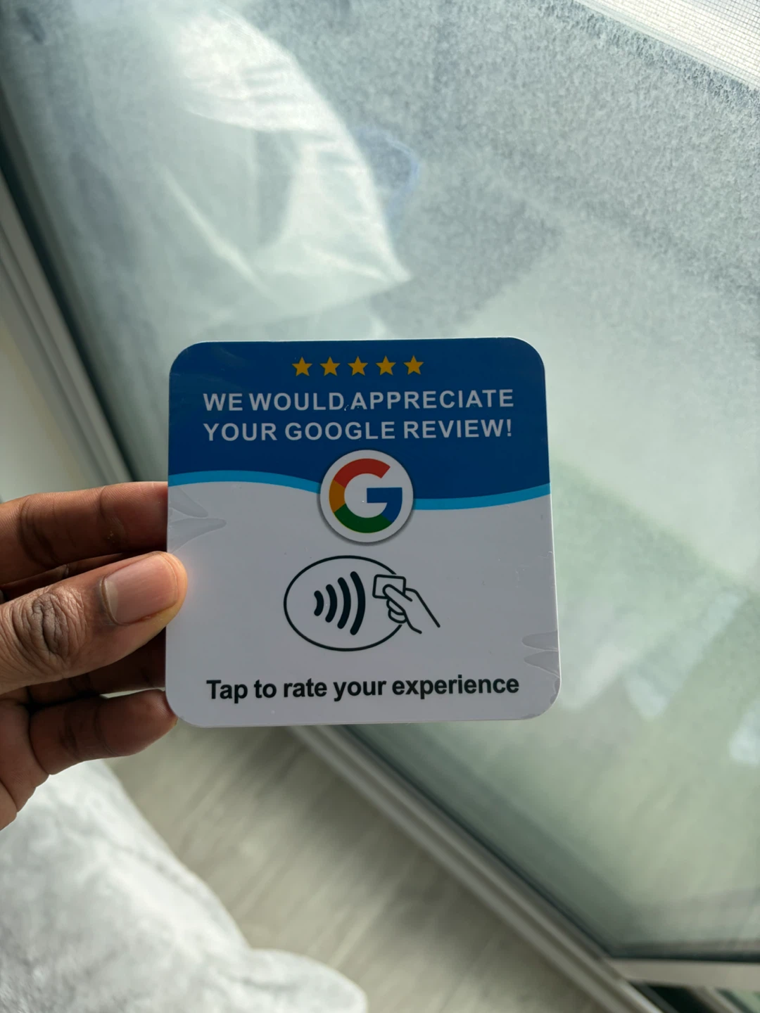 Google Review NFC Tap Sign 3 for $29.99