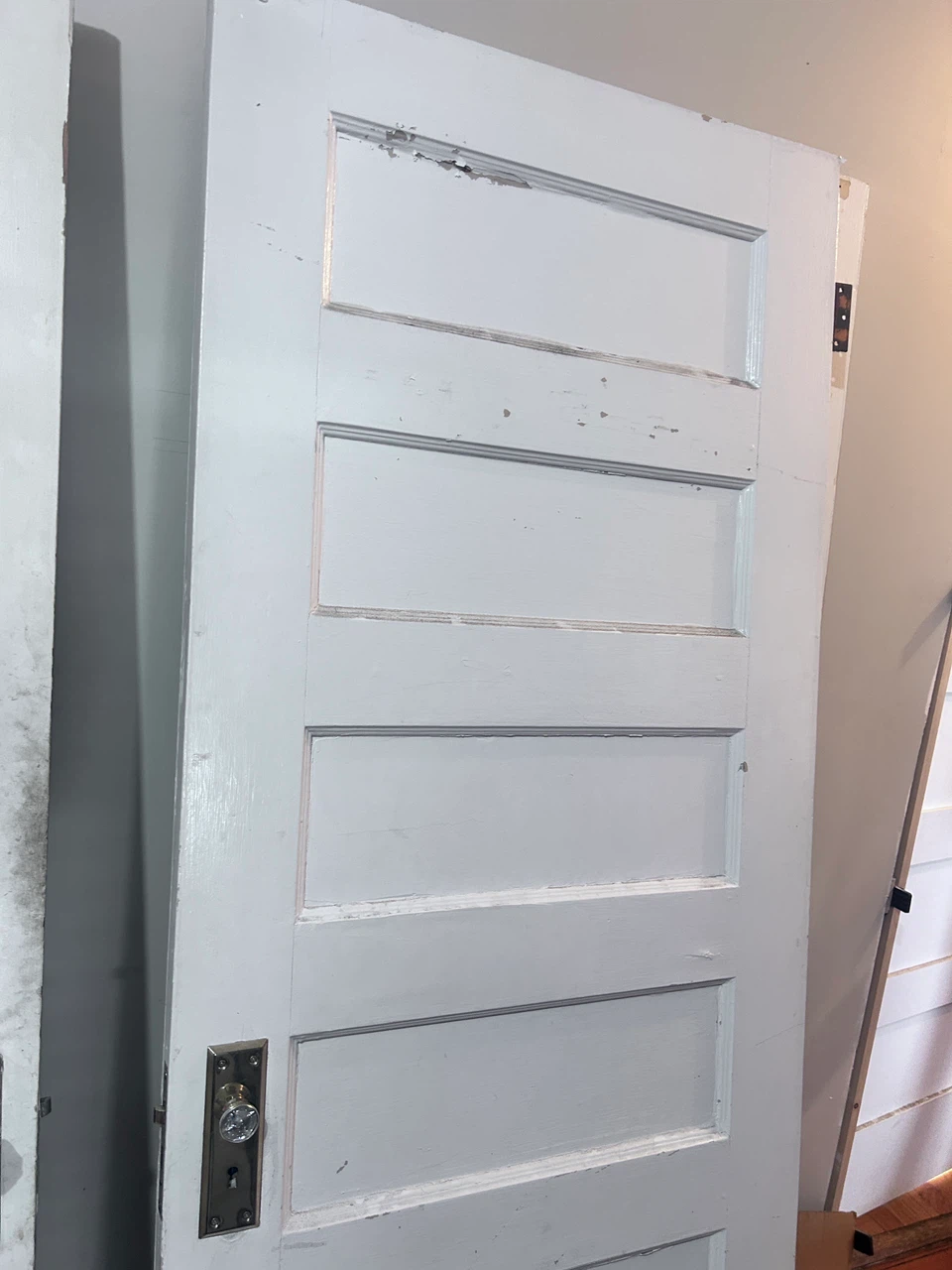 Six Vintage Five-Panel Interior Doors - photo 3
