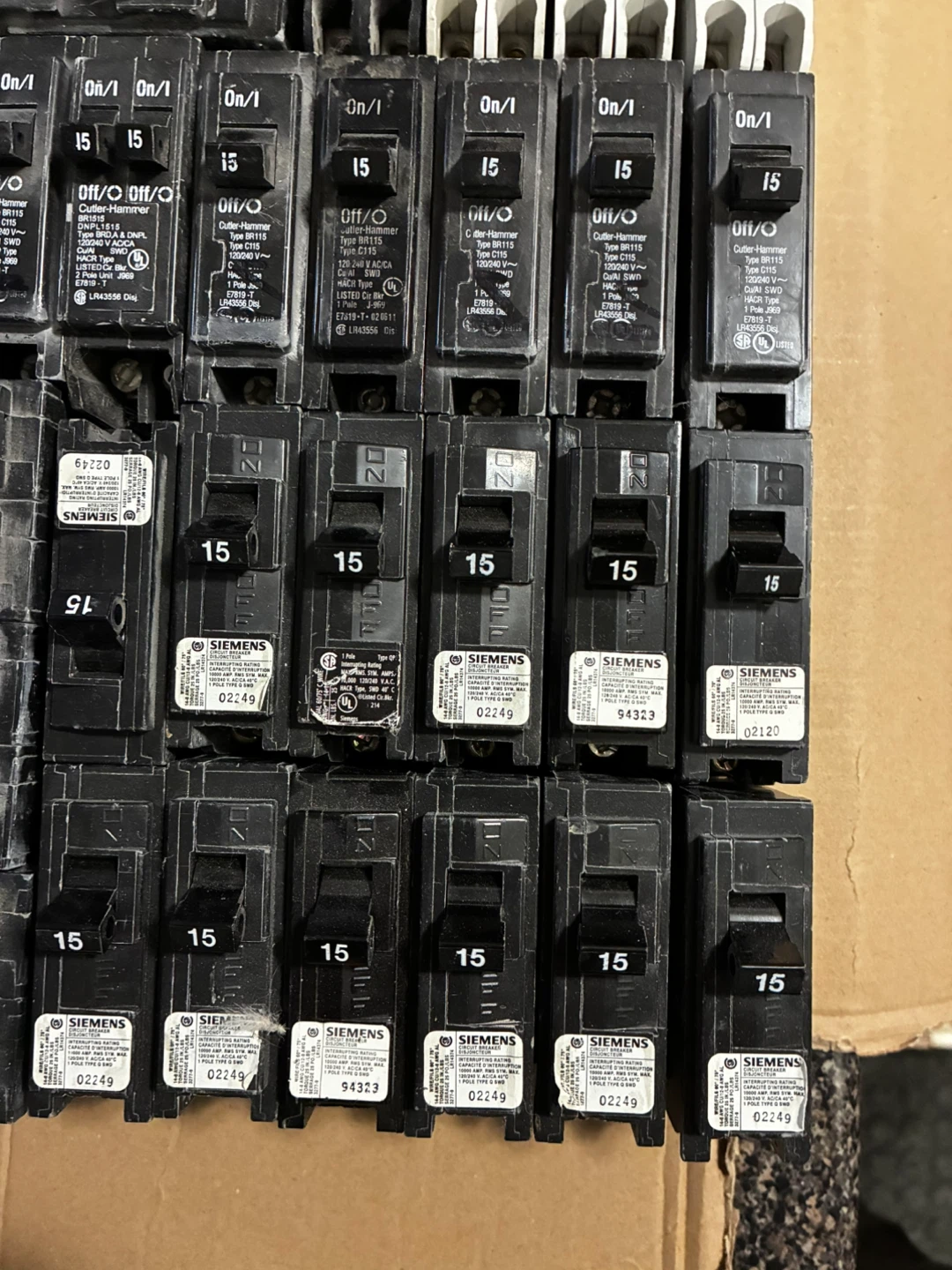 Assorted Electrical Circuit Breakers - photo 2
