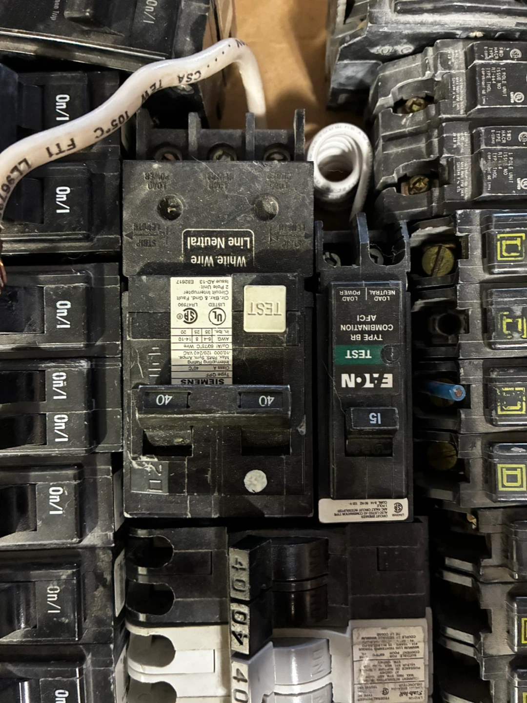 Assorted Electrical Circuit Breakers - photo 3