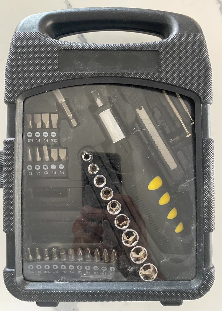 Ratchet Screwdriver and Tool Set with Case - photo 2
