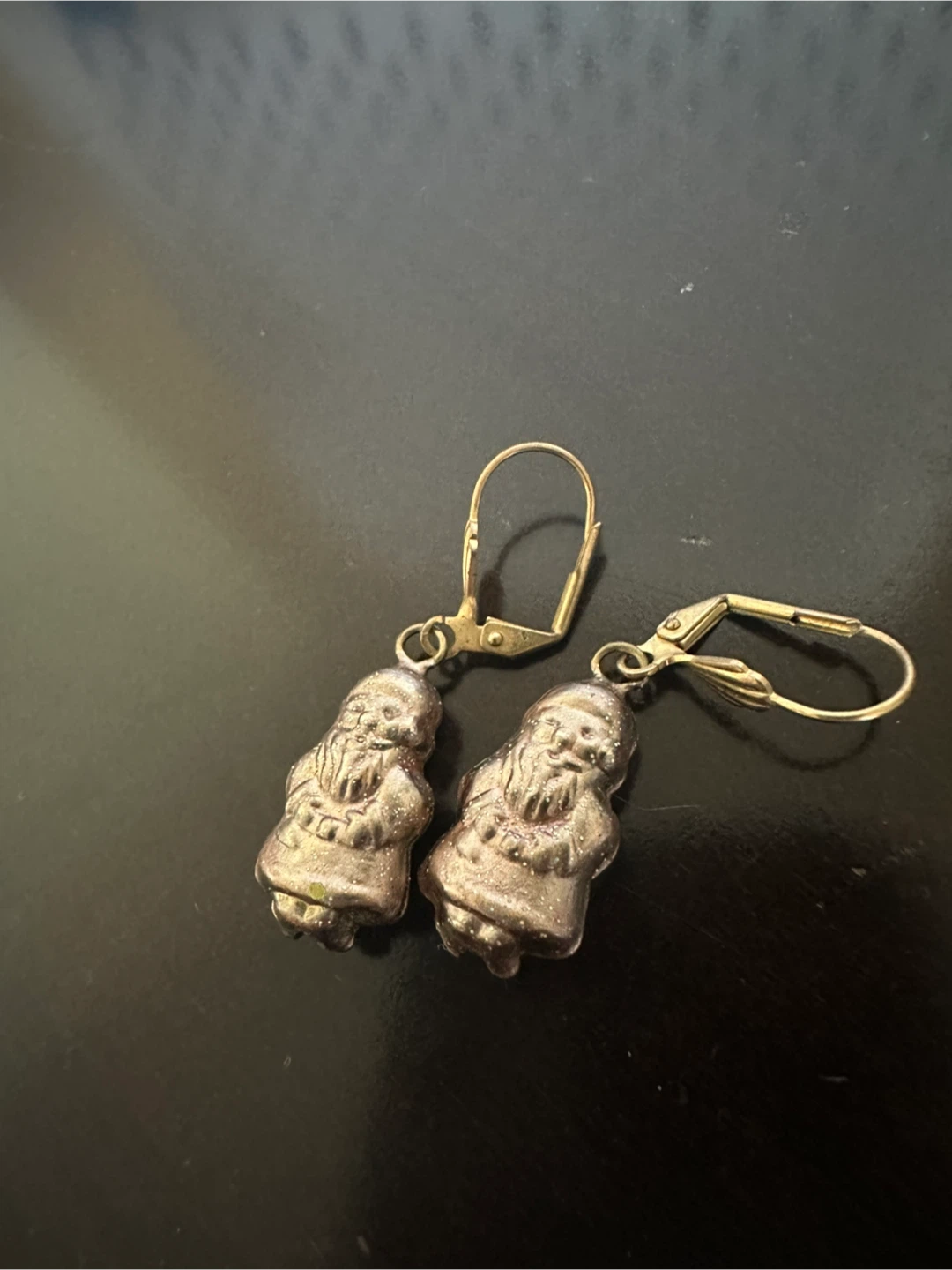 Vintage Santa Earrings
