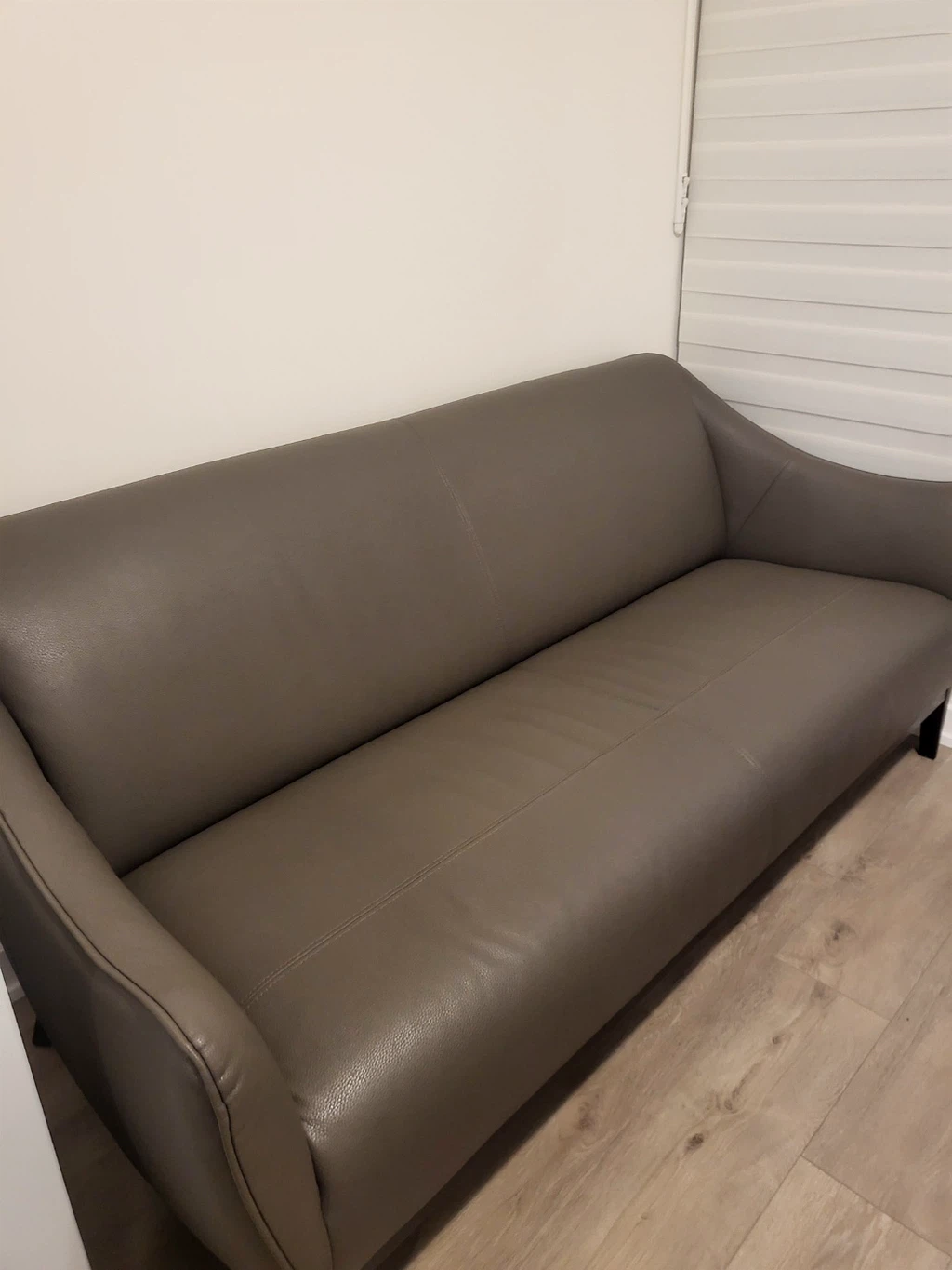 Structube Leather Sofa - photo 2