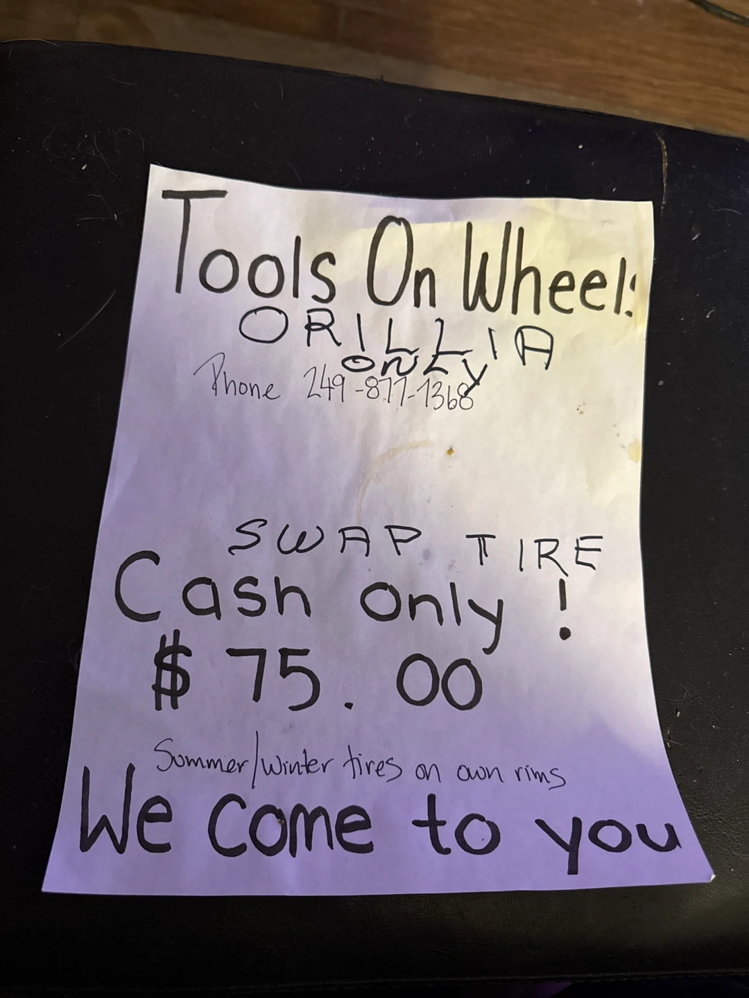 Changing seasonal tires - photo 3