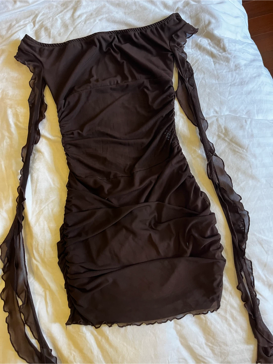 Brand New Size Small Brown Bodycon Mini dress