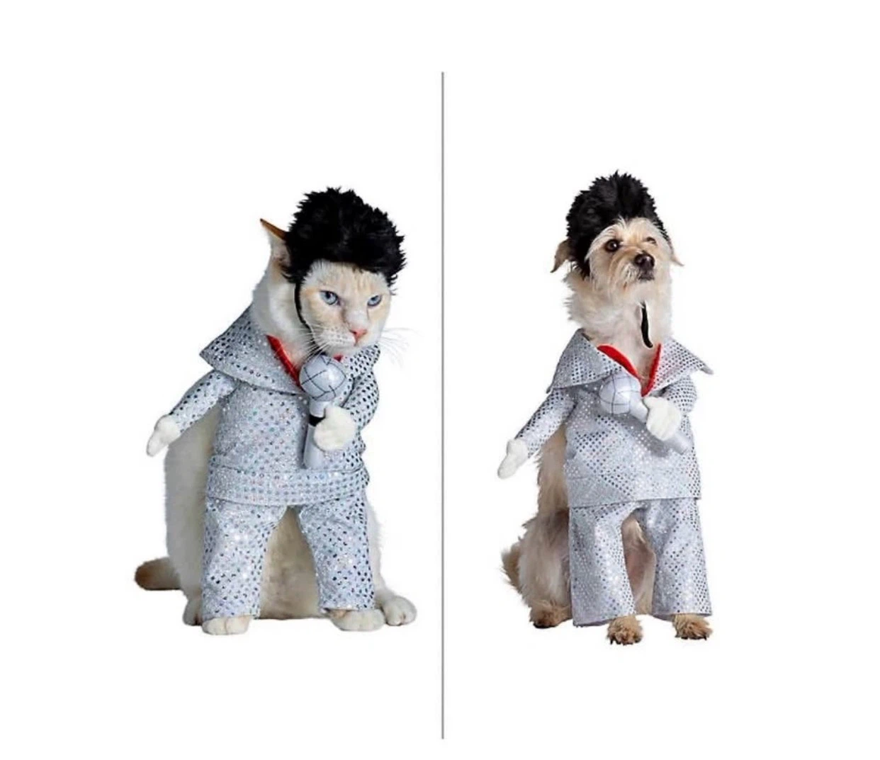 Elvis or Britney Spears pet Halloween Costume dog cat - photo 2