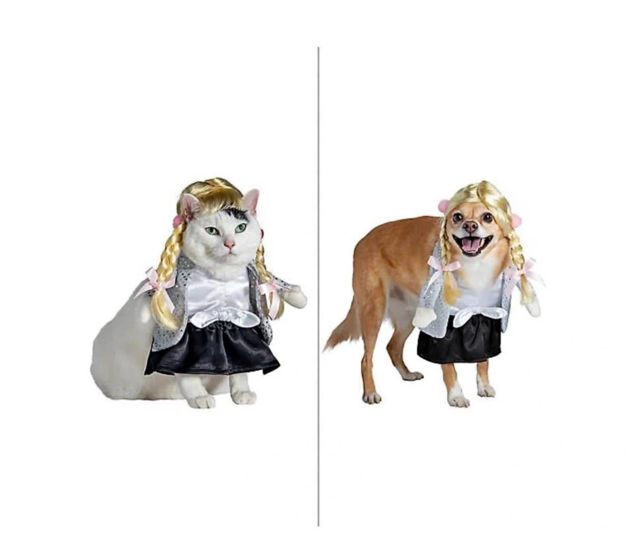 Elvis or Britney Spears pet Halloween Costume dog cat - photo 5