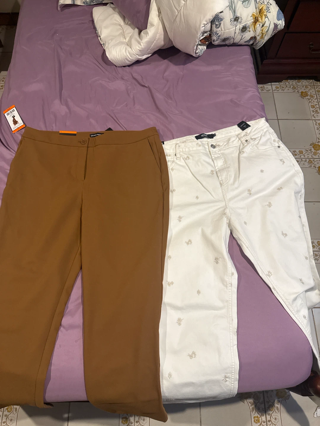 Hilary Radley and Hudson pants set