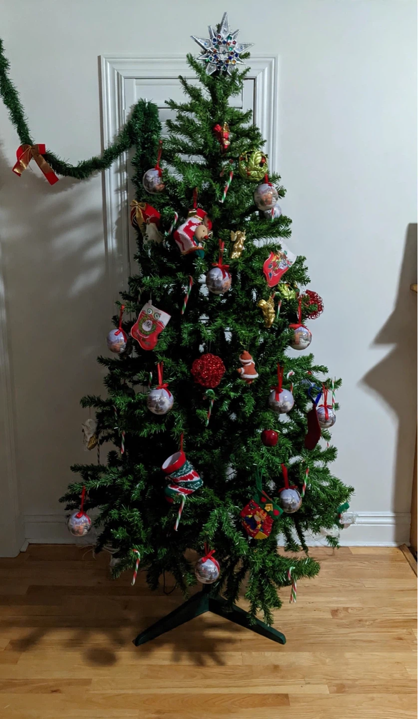 Artificial Christmas Tree - 7 feet (decorations NOT included)
