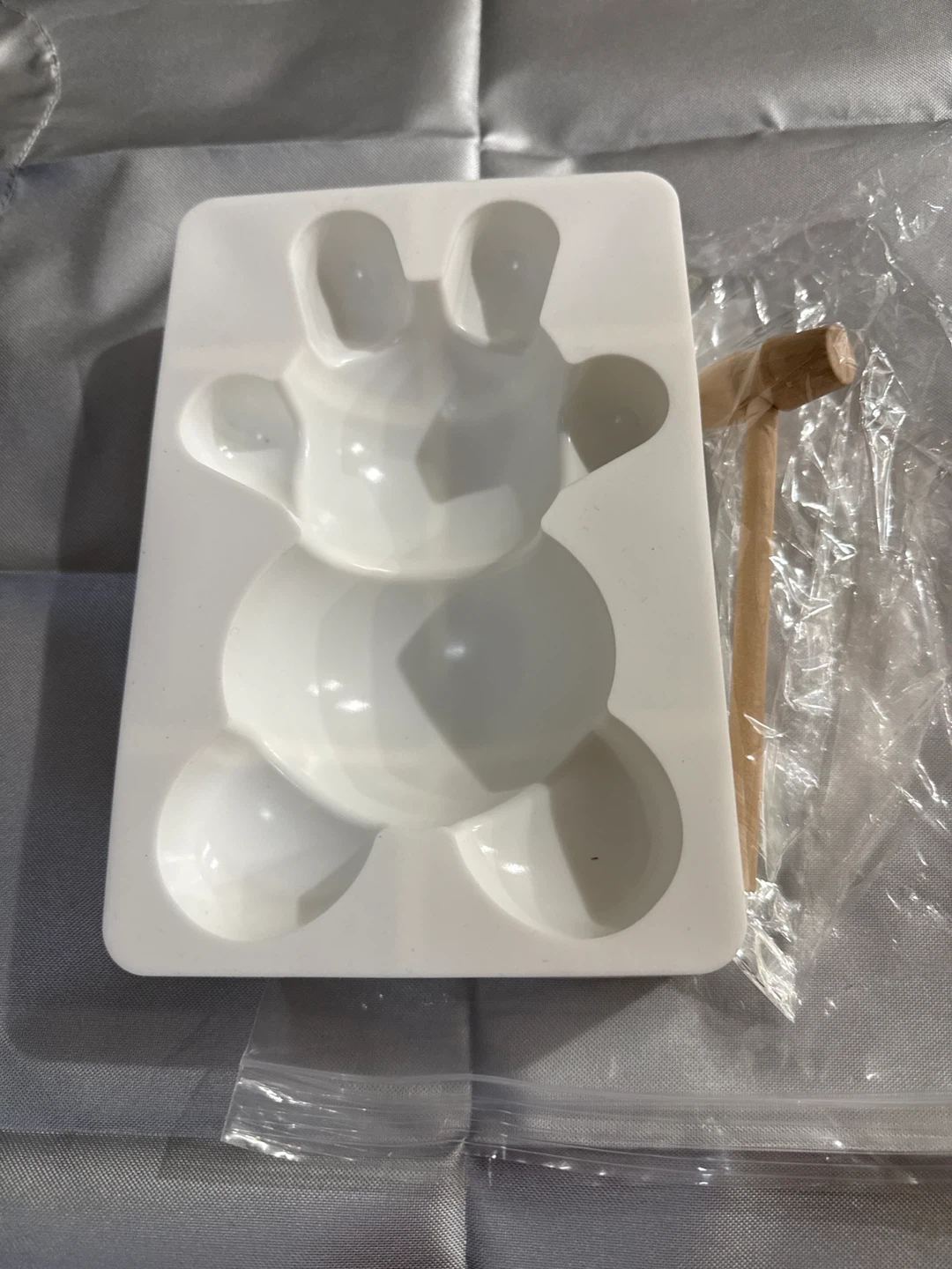 Bear Chocolate Mould with Wooden Hammer - photo 2
