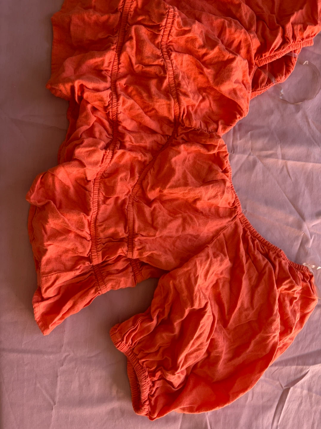 A New Day Orange Puff Sleeve Top - photo 3