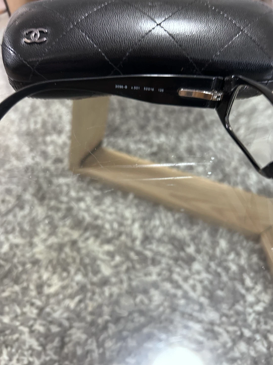 Authentic Chanel Eyeglasses Black 3098-B - photo 5