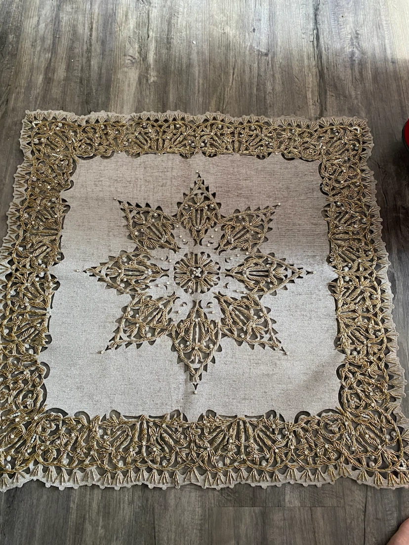 Beaded Table Covers Set