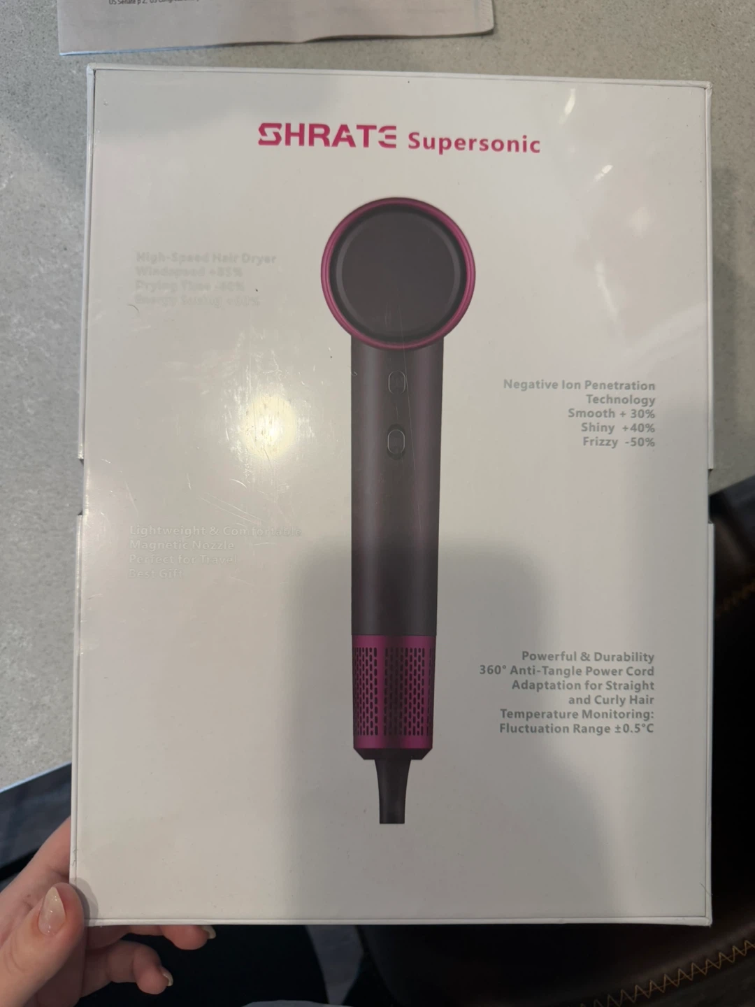 Supersonic High-Speed Hair Dryer (new! Unopened) - photo 2