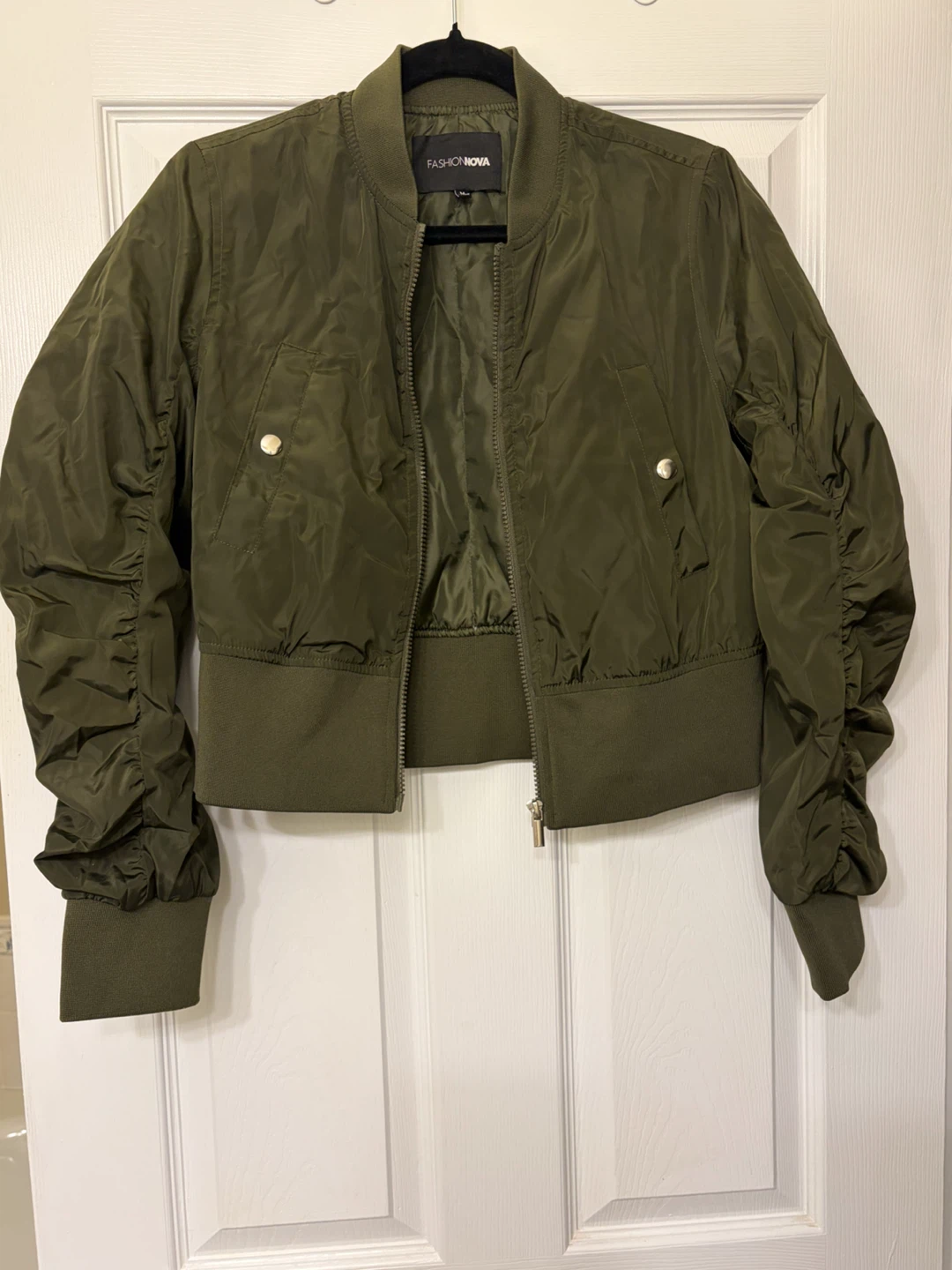 Zara and Fashion Nova Bomber Jackets - photo 4