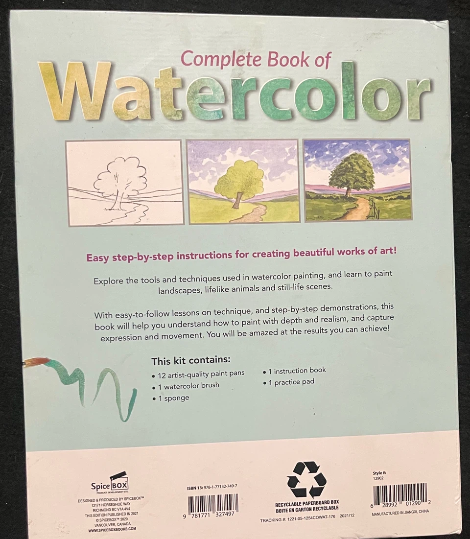 Complete Book of Watercolor Art Kit - photo 4