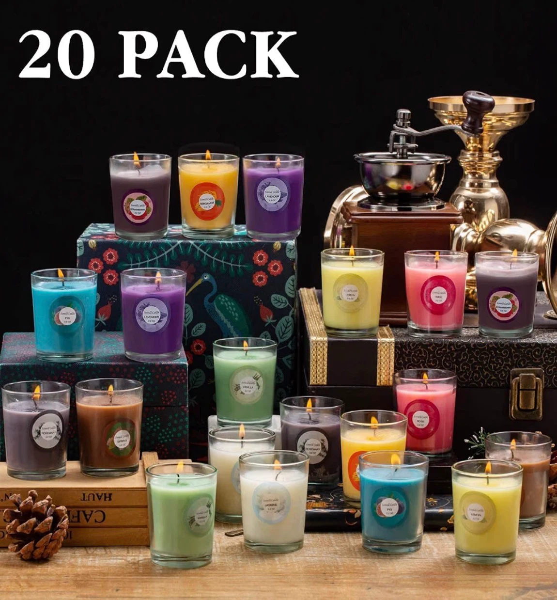 20 Pack Scented Soy Wax Candles - photo 4