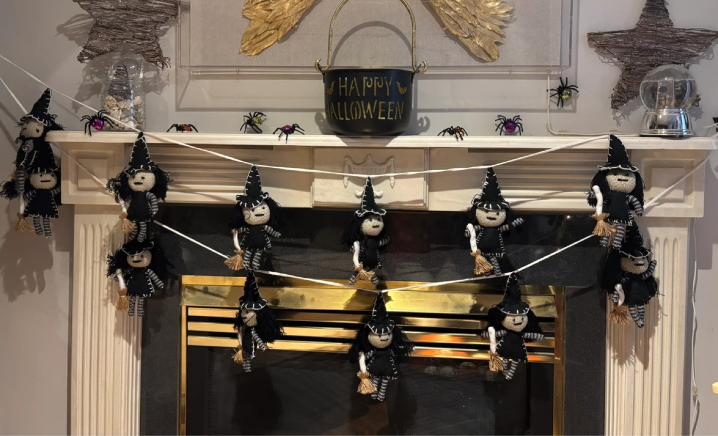 Halloween Witch Garland Hanging Decoration