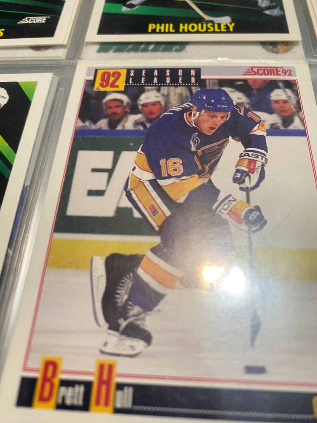 1992 Score Brett Hull Hockey Card