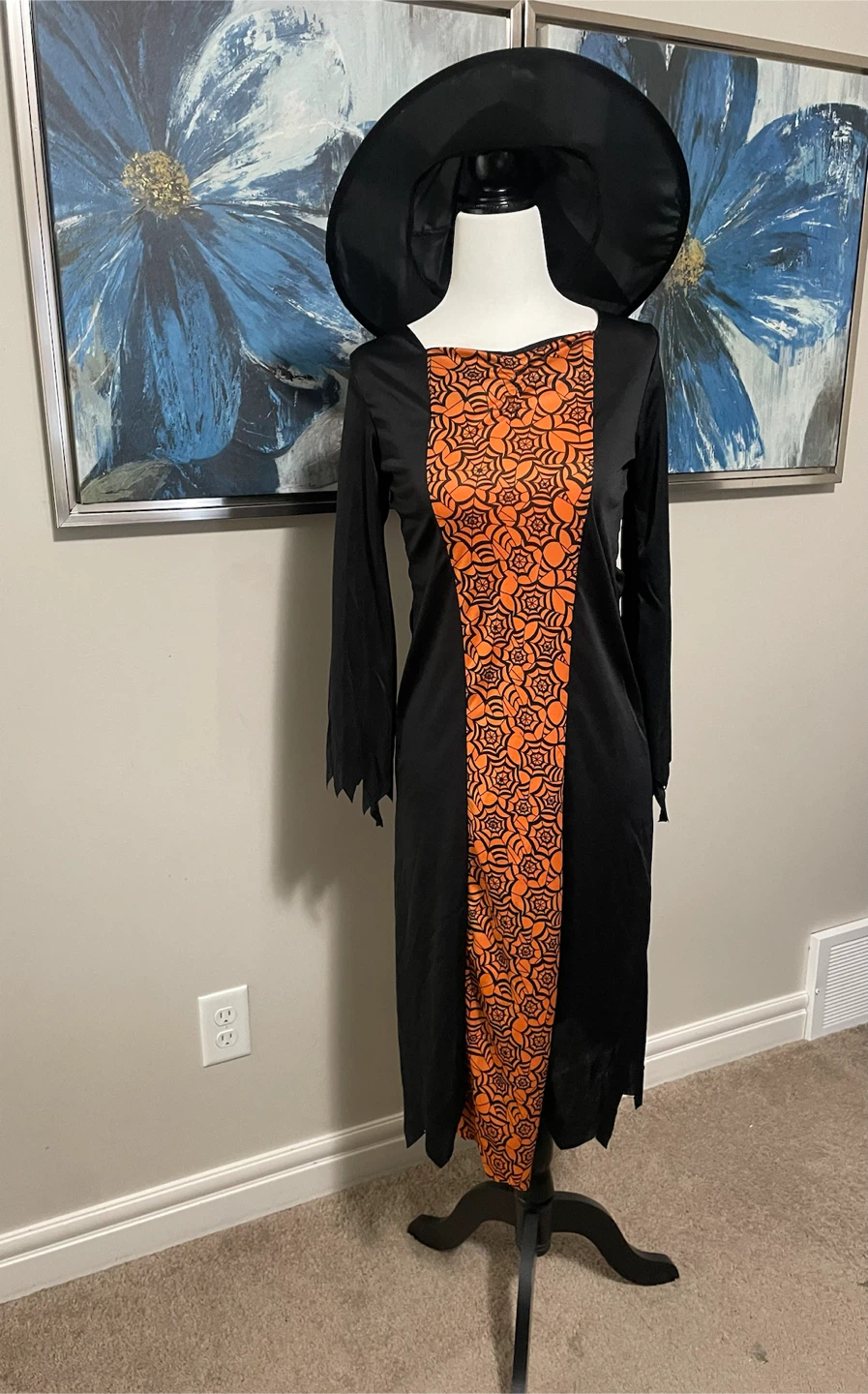 Black and Orange Witch Costume