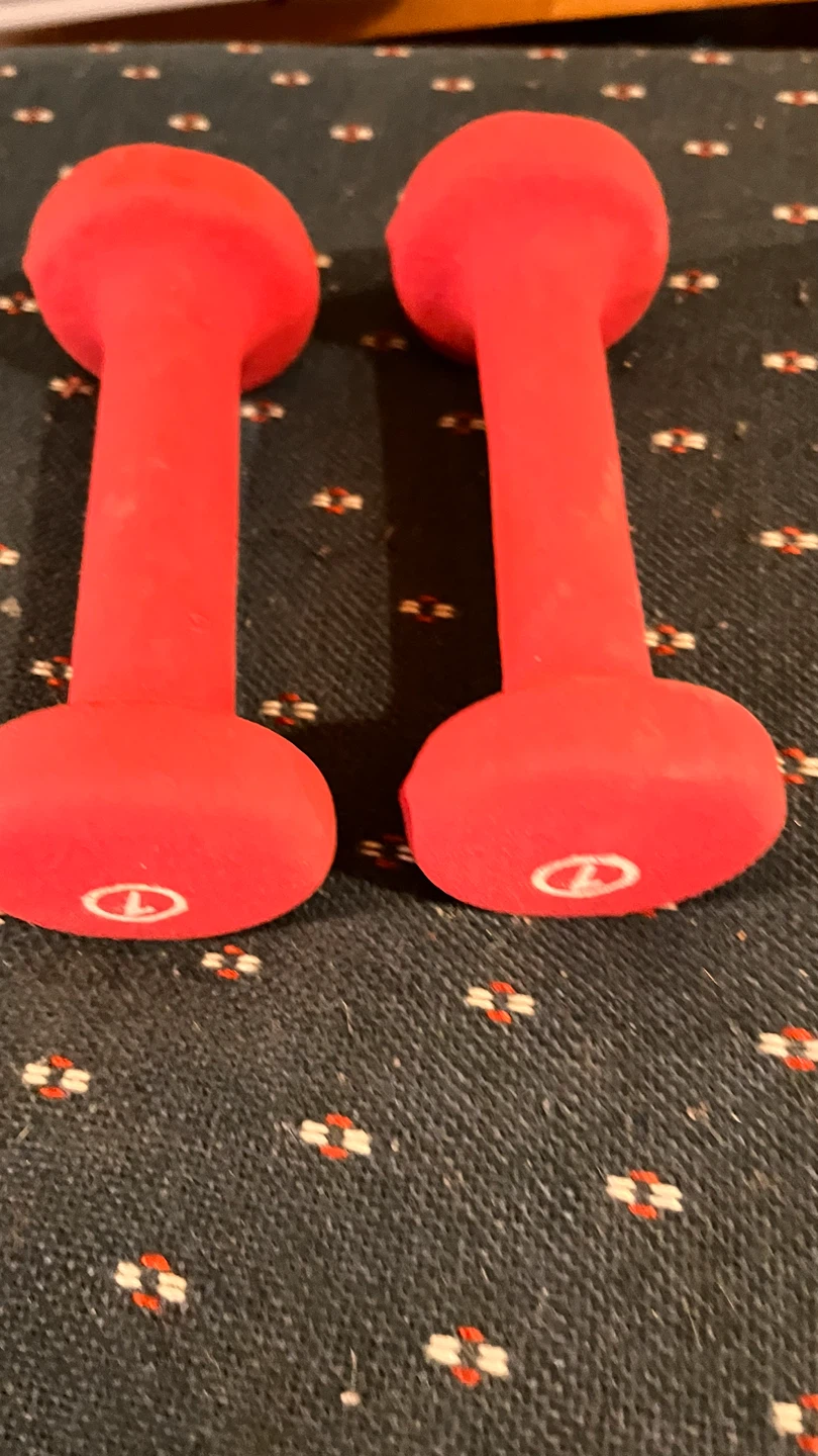 Pair of 1 lb Neoprene Dumbbells
