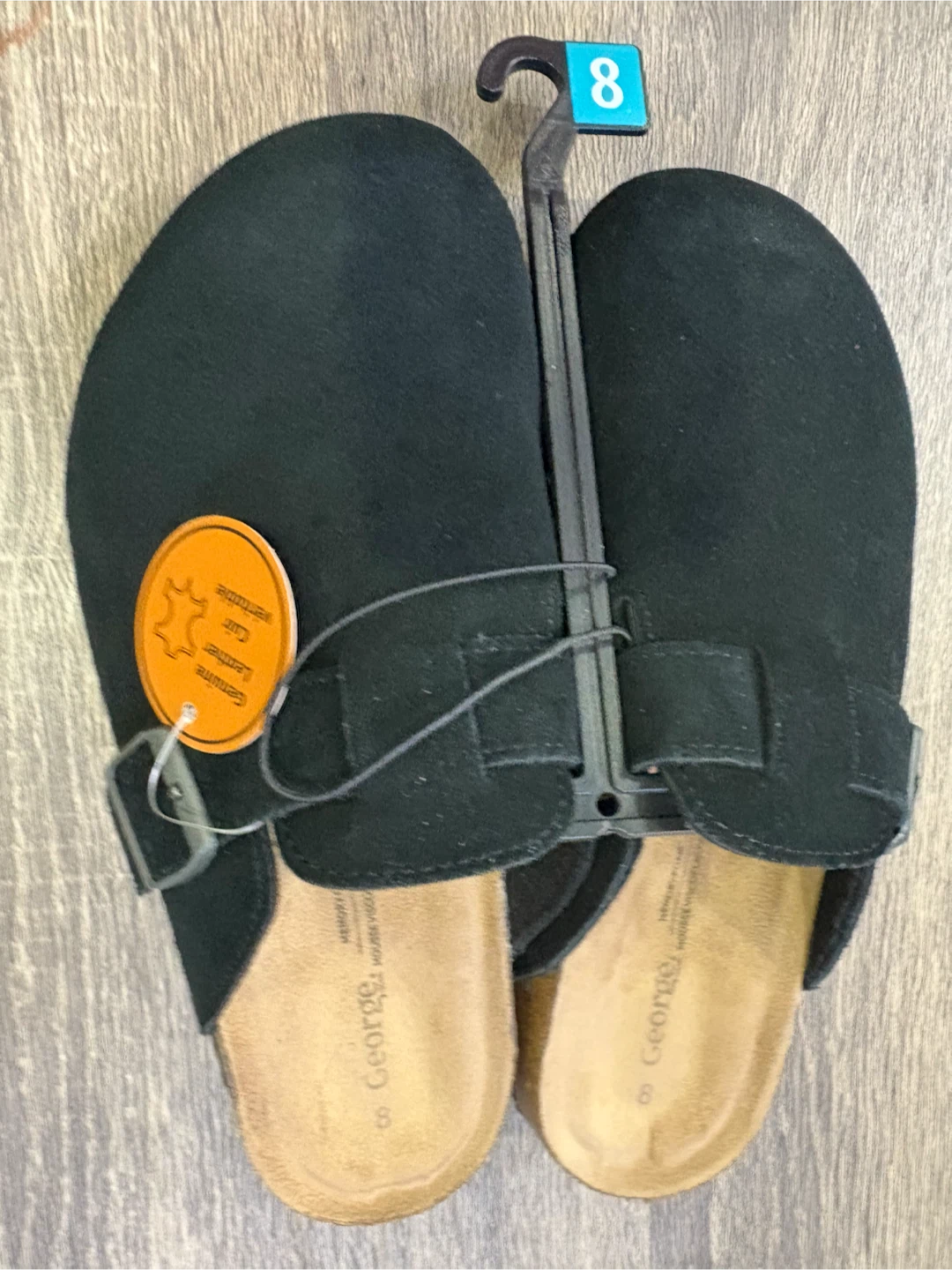 BNWT George Genuine Leather Clogs Size 8 - photo 3