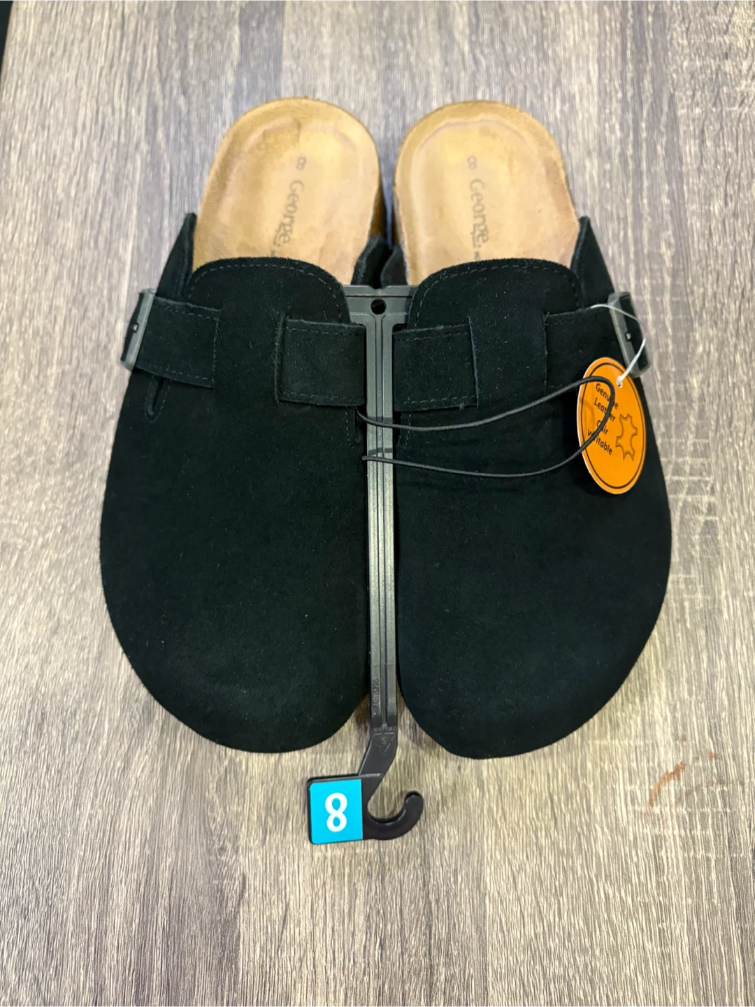 BNWT George Genuine Leather Clogs Size 8 - photo 4
