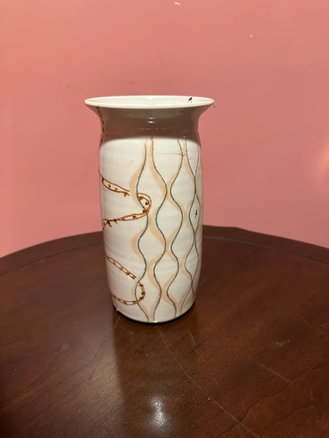 Hand-Painted Ceramic Vase - photo 2