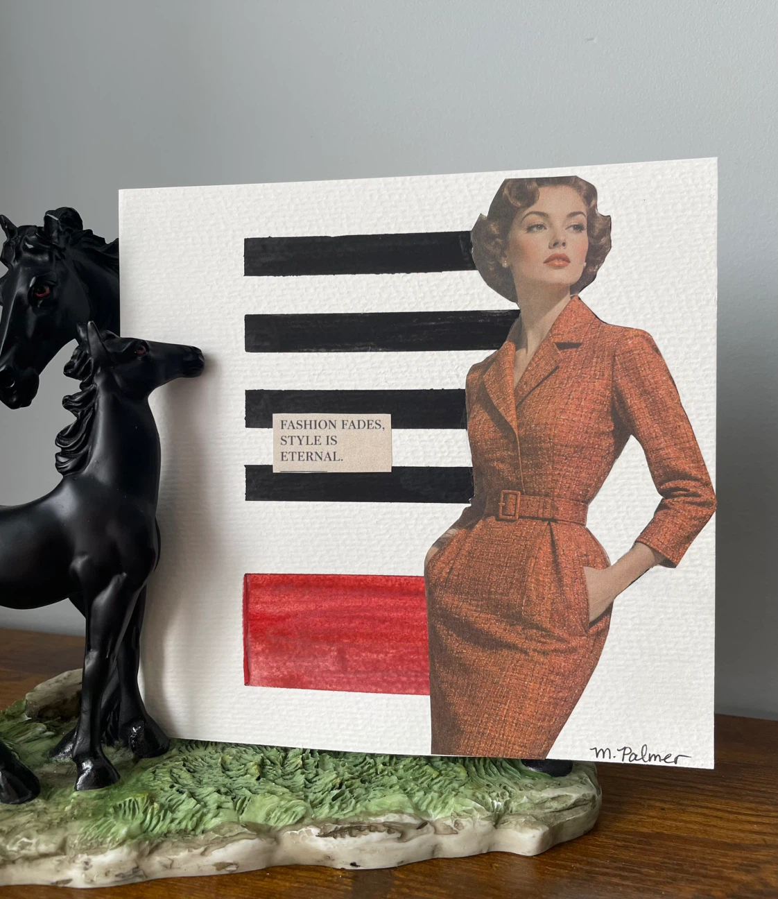 Watercolor/Collage Art - Fashion Edition - photo 3