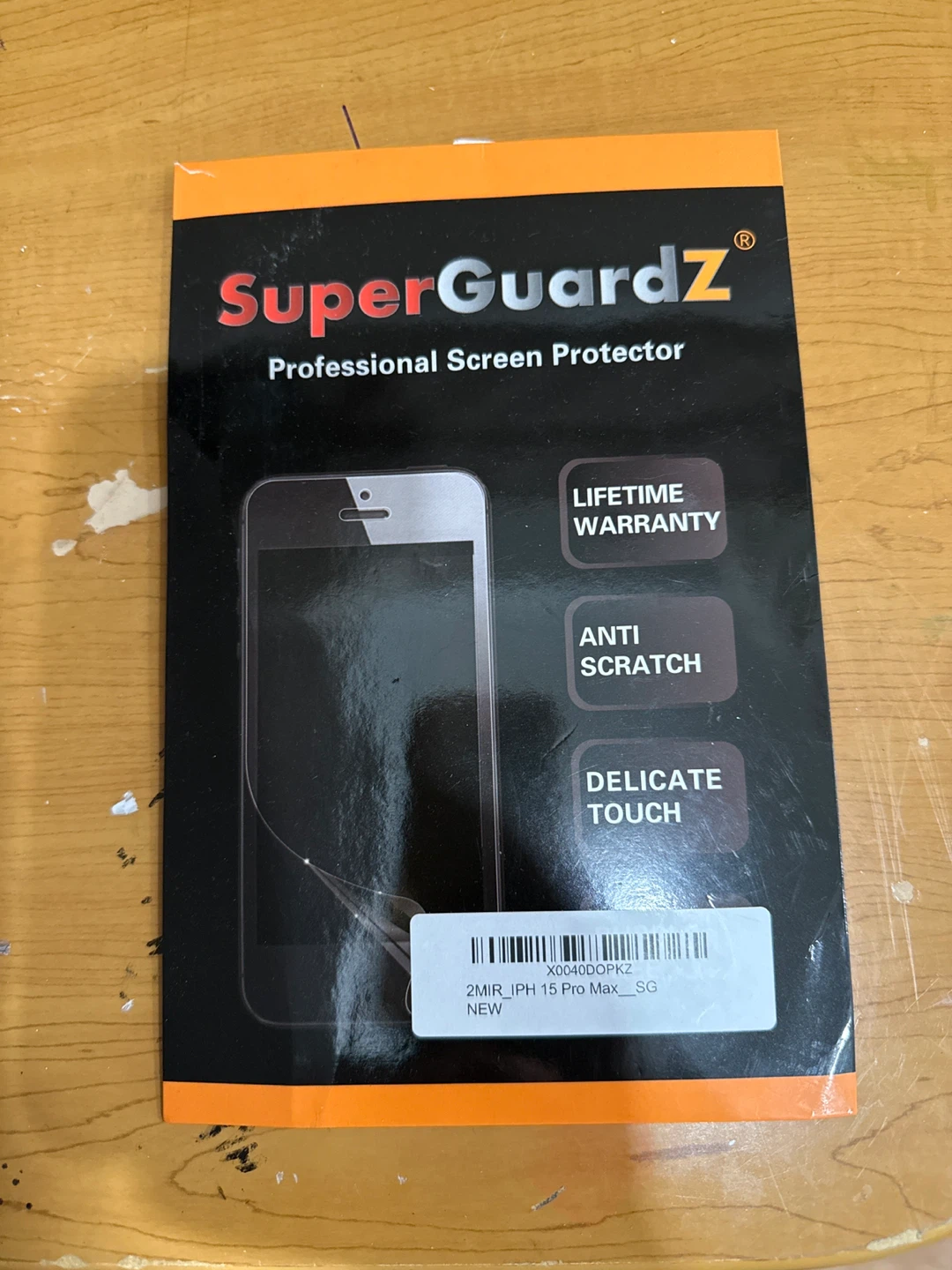 SuperGuardZ Screen Protector for iPhone 15 Pro Max
