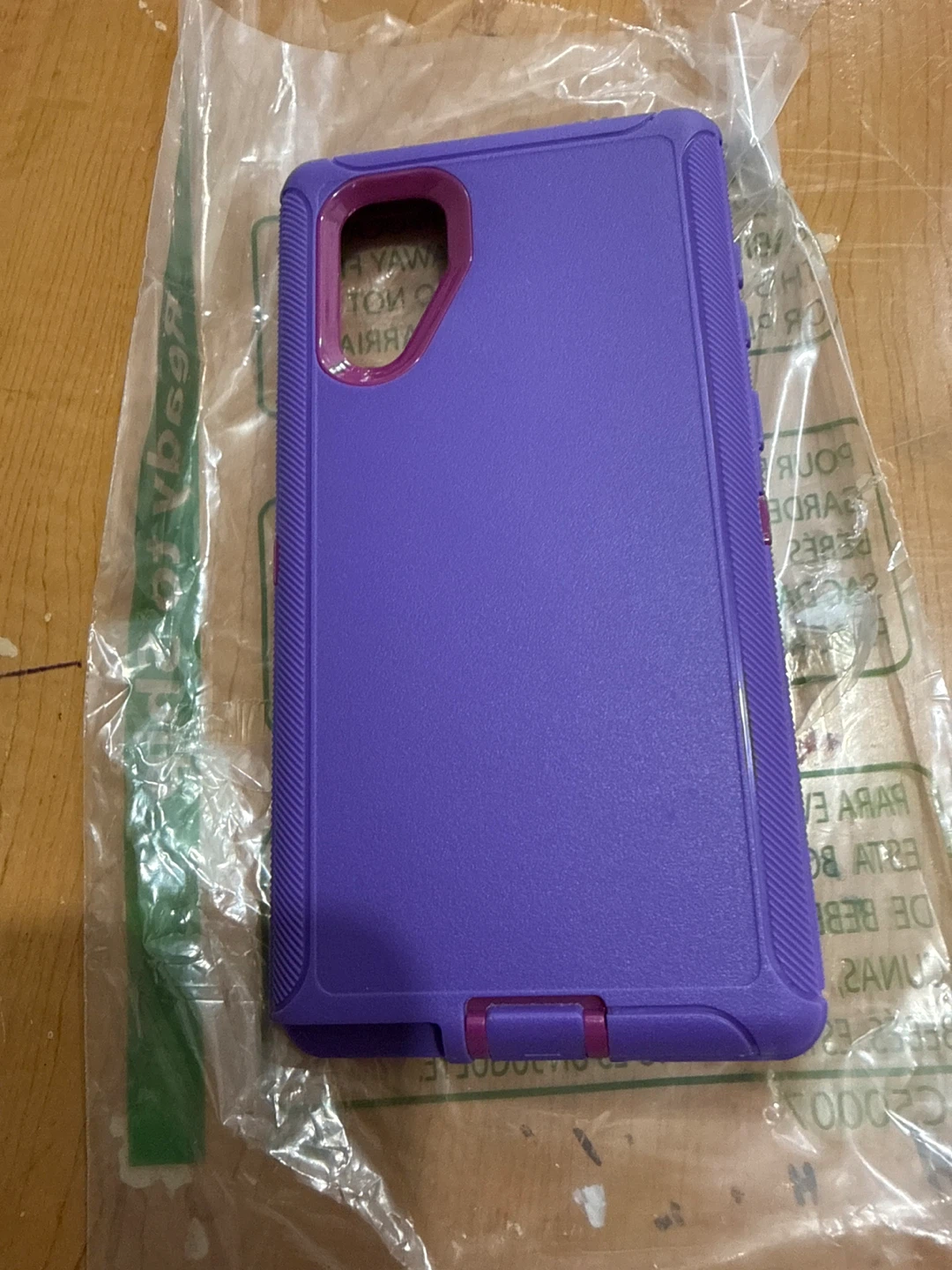 Rugged Purple Protective Phone Case Samsung note 10+