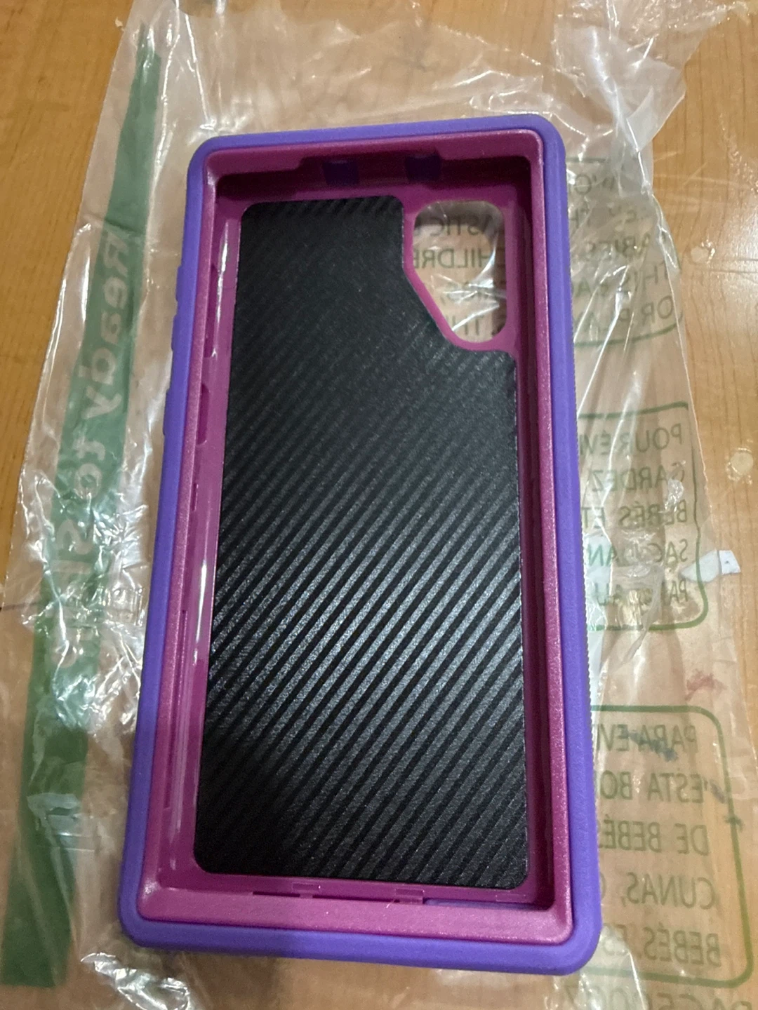 Rugged Purple Protective Phone Case Samsung note 10+ - photo 2