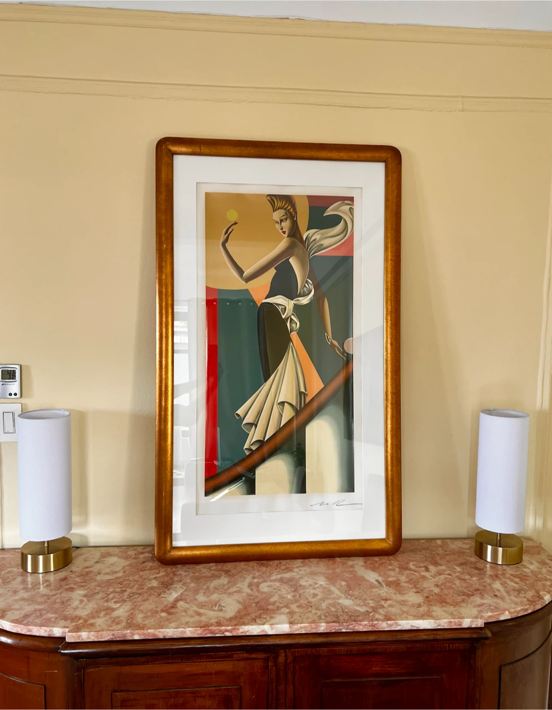 Framed Limited Edition Moser silkscreen, signed and numbered - photo 2