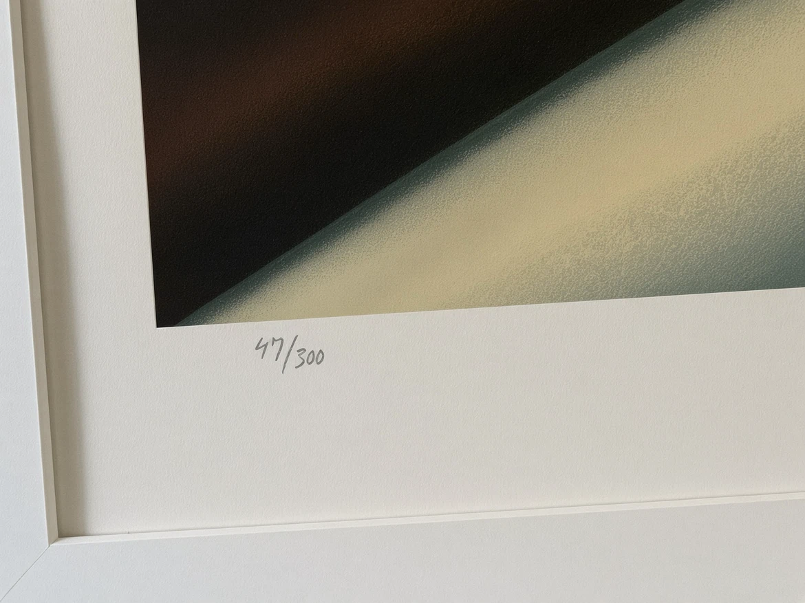 Framed Limited Edition Moser silkscreen, signed and numbered - photo 4