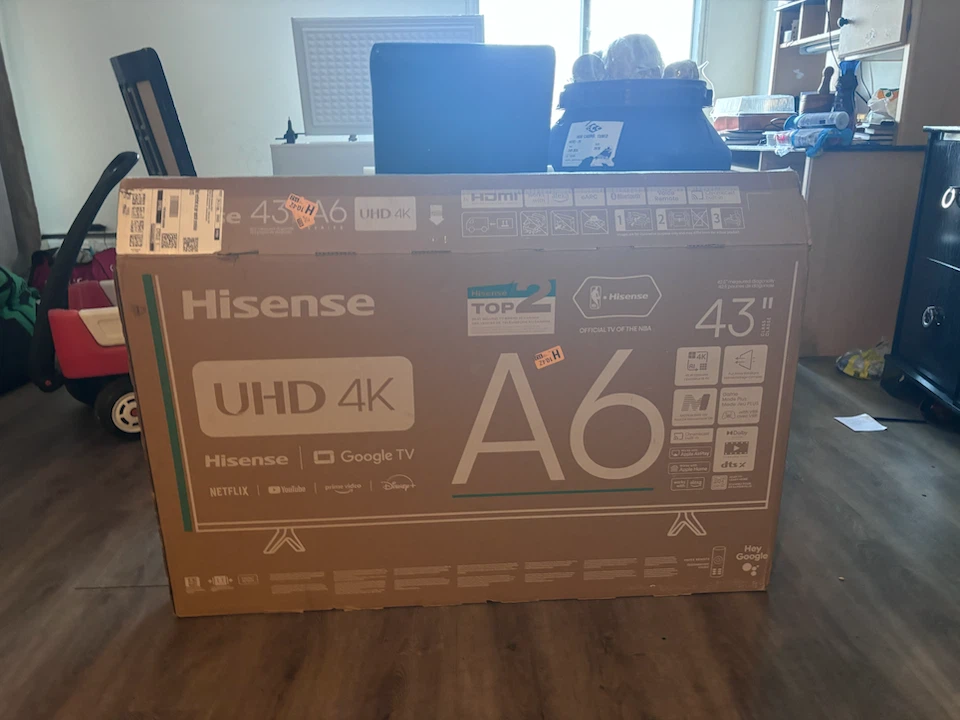 Hisense 43 inch A6 Series UHD 4K Smart TV