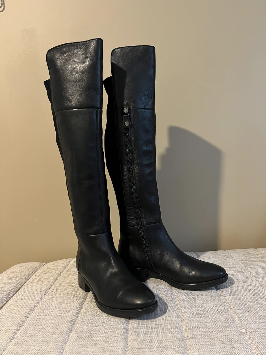 Geox Felicity Leather Over-The-Knee Boots