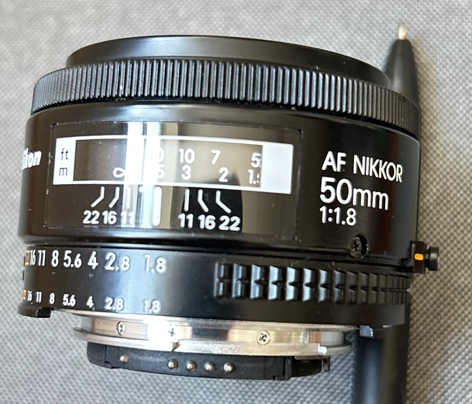 NIKON AF NIKKOR 50mm 1:1.8  Well maintained! - photo 2