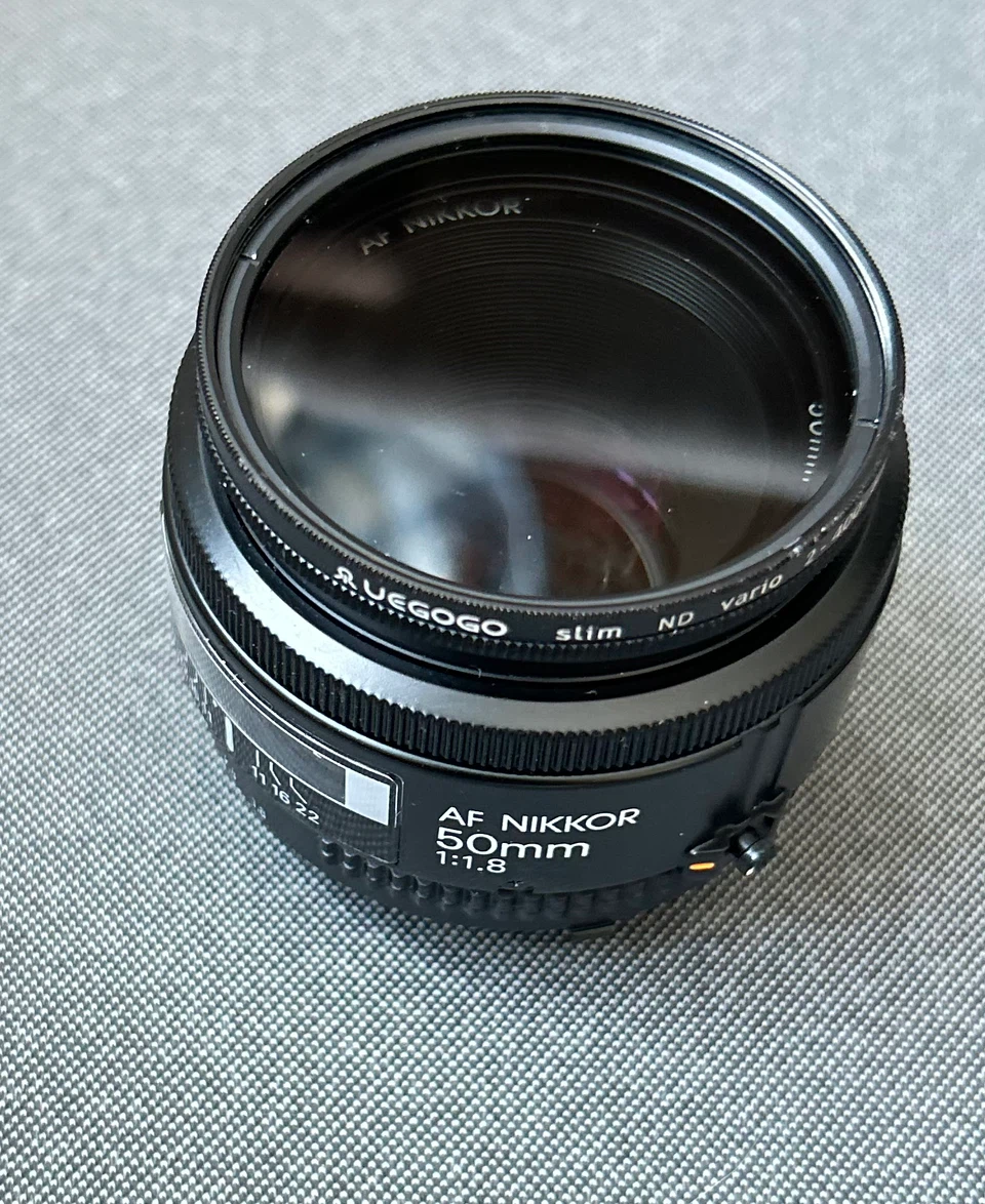 NIKON AF NIKKOR 50mm 1:1.8  Well maintained! - photo 4